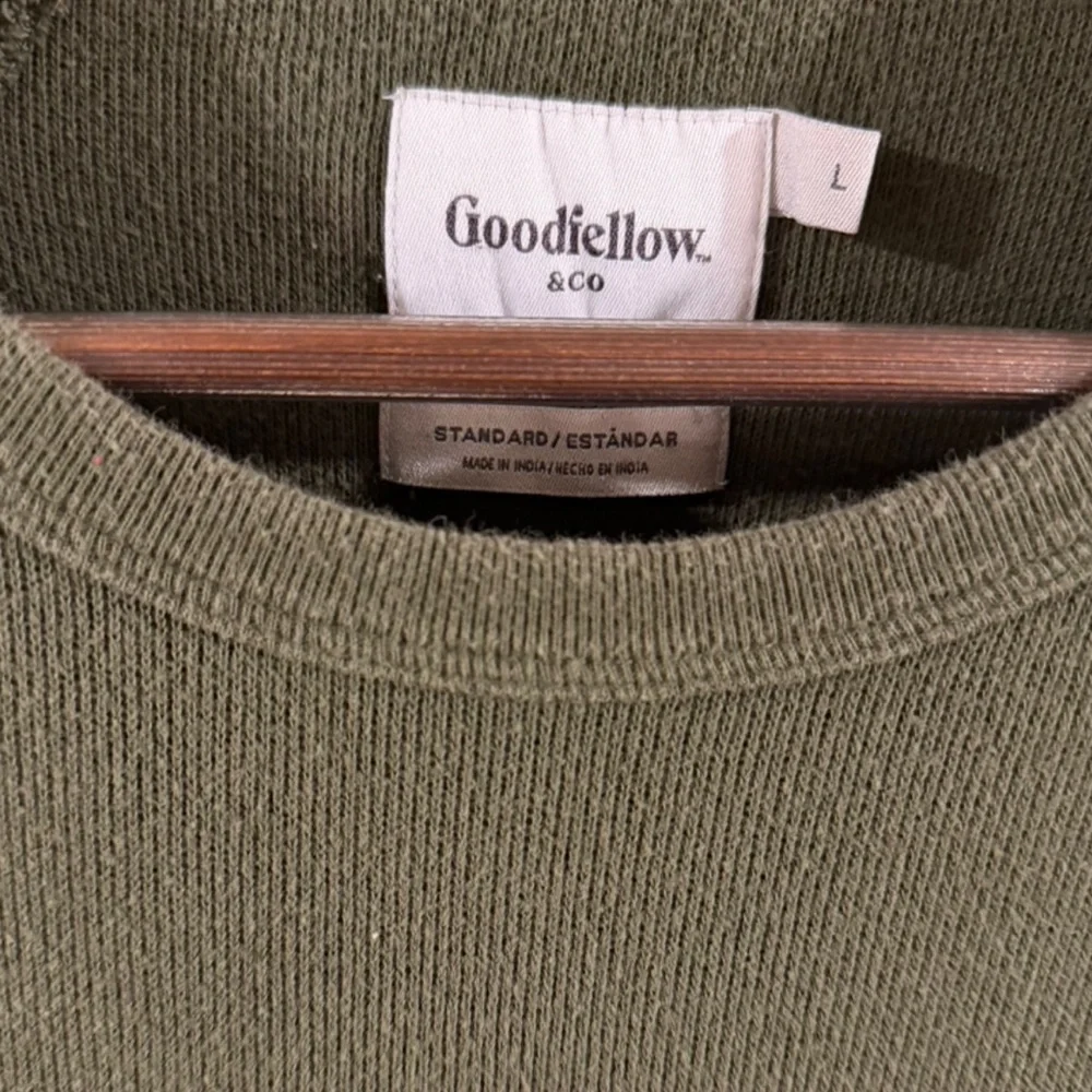 Goodfellow & Co Green Crewneck Cotton Sweater Size Men’s Large